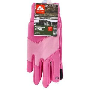 Ozark Trail Girls' Ski Gloves - Two-Tone Pink